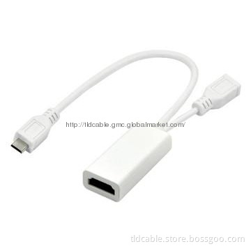 Micro USB to HDMI MHL Adapter Cable for Samsung Galaxy/HTC/ Nokia